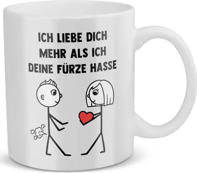Produktbild von 22Feels Männer Jahrestag Geschenk Hochzeitstag Ehemann Valentinstag Freund Tasse Geburtstag für Ihn Kaffeetasse Haferl Weihnachten Geschenkidee