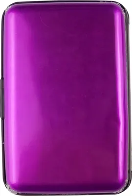 Produktbild von Wasserdichtes Aluminium-RFID-blockierendes Geschäfts-ID-Kreditkartenetui Tasche Schwarz