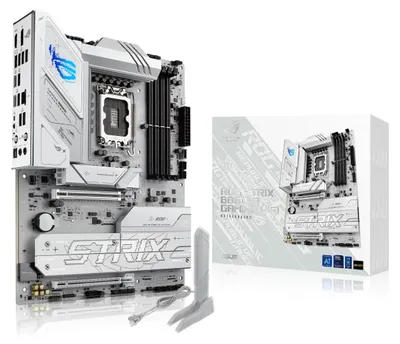 Produktbild von ASUS ROG STRIX B860-A GAMING WIFI, Intel, LGA 1851 (Socket V1), Intel Core Ultra (Series 2), DDR5-SDRAM, 256 GB, DIMM