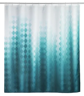 Produktbild von WENKO Textil Duschvorhang Badewannenvorhang 180x200 cm inkl Ringe TULLIN Dusche
