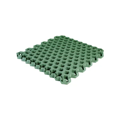 Produktbild von Gum-Tech Rasengitter "Hexagon", Rot, 4,5 cm