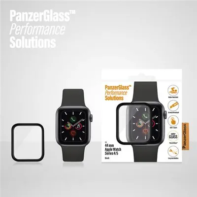 Zdjęcie produktu dla PanzerGlass ® Apple Watch Series 4 | 5 | 6 | SE 44mm | Screen Protector Glass, Apple, Apple - Watch Series 4 44mm, Apple - Watch Series 5 44mm, Apple - Watch Series 6 44mm, Apple -..., Aplikacja na sucho, Odporny na zadrapania, Odporny na wstrząsy, Wodoodporny, Przeciwbakteryjny, Przezroczysty, 1 szt.