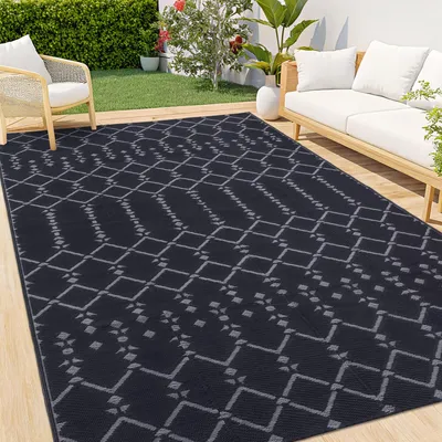 Produktbild von Solidchoice – Outdoor-Matte, 240 x 300 cm, wasserdichte, reversible Matte für Garten und Picknick