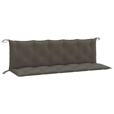 Immagine prodotto di vidaXL Cuscini per panca da giardino 2 pz. Tessuto grigio scuro melange 180x50x7 cm