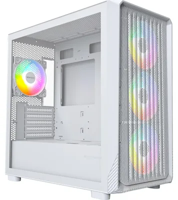 Produktbild von Montech X5M (W), Micro Tower, PC, Weiß, micro ATX, Mini-ITX, Gaming, Multi
