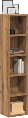 Produktbild von Möbel CD-Regale 2 Stk. Artisan-Eiche 21x16x93,5 cm Holzwerkstoff - CD- & DVD-Regale 855839