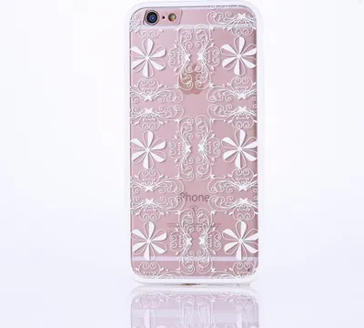 Produktbild von Handy Hülle Mandala für Apple iPhone 6 / 6s Design Case Schutzhülle Motiv Ornamente Cover Tasche Bumper Weiß