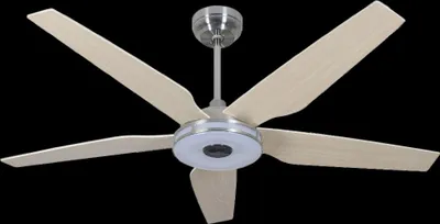 Productafbeelding van Qlima FC 156, Binnenventilator met bladen, Nikkel, Hout, Voor het plafond, 60 dB, 95 m³, 205 omwentelingen per minuut