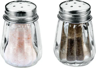 Produktbild von 2er Set Mini Salz- und Pfefferstreuer Salzstreuer Streuer Glas