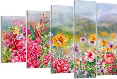 Produktbild von Bild auf Leinwand - Leinwandbild - blume sommer natur - 150x100cm - Wand Bild - Wanddeko - Leinwanddruck - Bilder - Kunstdruck - Wanddekoration - Leinwand bilder - Wandkunst - EG150x100-3843