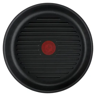 Produktbild von Tefal Ingenio Eco Resist L8584004, Rund, Grillpfanne, Schwarz, Titan, Aluminium, Thermo-Punkt
