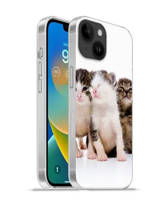 Produktbild von MuchoWow® Handyhülle Schutzhülle Hülle für Apple iPhone 14 - Softcase Katze - Haustiere - Fell - Porträt Silikon Softcase Handy Hülle - Mobiltelefonhülle