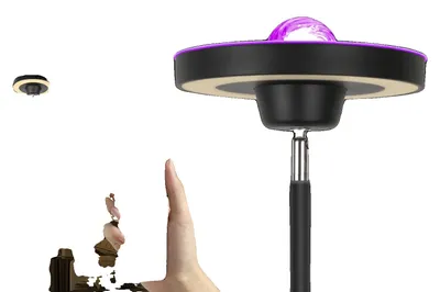 Immagine prodotto di Lampada da terra, illuminazione d'ambiente RGB, luminosità regolabile, RGB, 16W e 8W, colore nero
