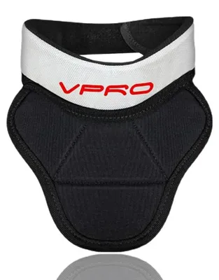Produktbild von Schutzhalsband für Eishockey – Leicht und verstellbar – Schwarz/Weiß