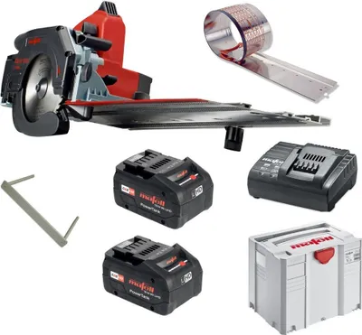 Produktbild von mafell Akku-Kappschienen-Säge KSS 40 18M bl im T-MAX - 91B301