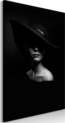 Produktbild von Italienischer Leinwand Leinwandbild - Mysterious Woman (1 Part) Vertical 20x30 cm Menschen h-B-0116-b-a