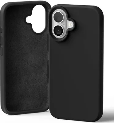 Obrázok produktu pre Silikónové puzdro Mercury Iphone 16 6.1 Black/Black