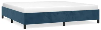 Immagine prodotto di vidaXL Struttura letto senza materasso blu scuro 200x200 cm in velluto