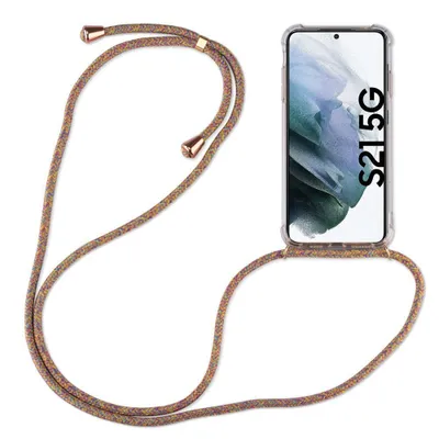 Produktbild von Handykette für Samsung S21 S22 S23 S24 FE Plus Ultra Handyhülle mit Band Hülle Galaxy S21 5G Rainbow