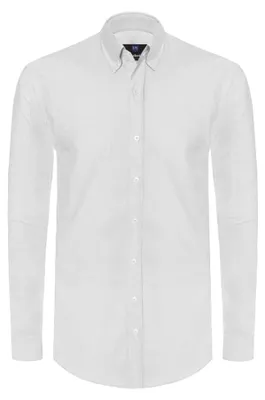 Produktbild von Di Selentino - "Oxford" Hemd für Herren, Regulär NA455 (132 cm) (Hellgrau)