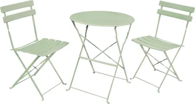 Image de Akord Ensemble Mobilier De Balcon Orion Vert 42X35X42