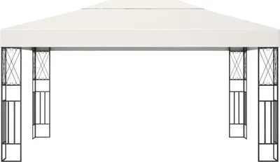 Produktbild von vidaXL Pavillon 3×4 m Creme Stoff