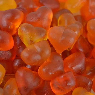 Produktbild von Yummi Yummi Fruchtgummi Pfirsichherzen 1kg