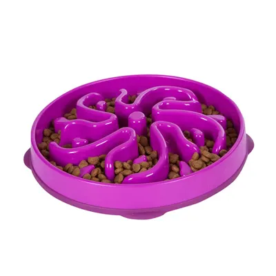 Produktbild von Outward Hound Fun Feeder Slo Bowl, Größe:ø 28, Farbe:purple