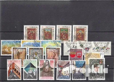 Produktbild von Briefmarken Liechtenstein 1987 1987 gestempelt
