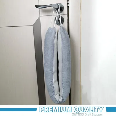 Produktbild von Zugluftstopper für türen, 93cm Schwerer Zugluftstopper tür Zugluftstopper Windstopper Türluftstopper für Schutz Zugstopper Türluftstopper Haustür Kältestopper für Türen & Fenster - Grau