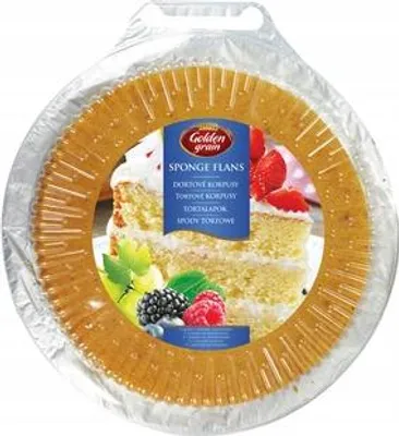 Zdjęcie produktu dla Spody tortowe jasne 3-warstwowe Golden Grain 400g