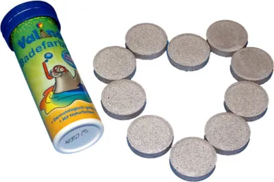 Produktbild von Valino Badefarben Tabletten BLAU 10er