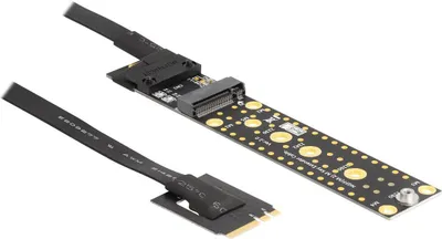 Obrázek produktu pro DELOCK Riser Karte NVMe M.2 Key A+E Stecker zu Key M Slot