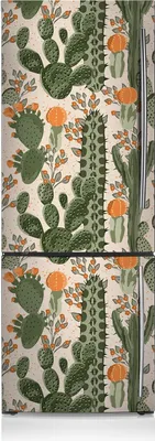 Produktbild von Magnete Küche Kühlschrank Kühlschrankmagnete 70x190 cm - Kaktus