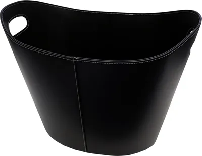 Produktbild von FireFix Lederkorb für Kaminholz 41 x 53 x 35 cm schwarz