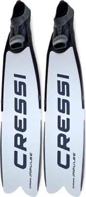 Image de Cressi Gara Turbo Impulse Palmes de Spéléologie Blanc UE 44-45 Blanc UE 44-45