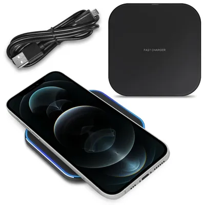 Produktbild von Wireless Qi Ladestation für Apple iPhone 12 Pro Max Charger Induktives Ladegerät