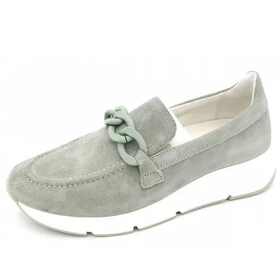 Productafbeelding van Gabor Comfort, groene slipper voor dames, maat 5.5