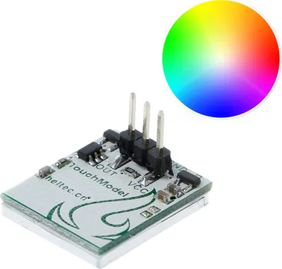 Produktbild von Kapazitiver Schalter, beleuchtet, LED, Diverse Farben Farbe: RGB