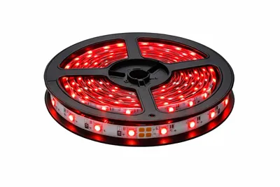 Zdjęcie produktu dla NIVISS Taśma LED 5.5m 12V 120° 60 Diod CREE 5mm Czerwona IP20 do Cięcia co 50mm