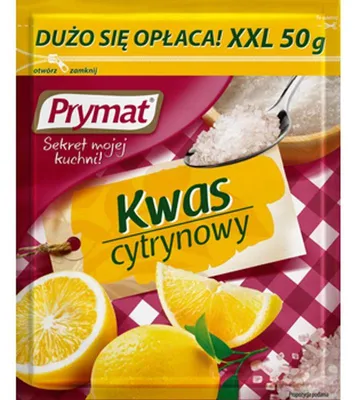 Obrázek produktu pro Prymat Kwas cytrynowy XXL 50 g