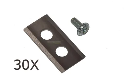 Obrázok produktu pre 30 X 3,6 CM nože z nehrdzavejúcej ocele pre robotickú kosačku Ferrex R800 Smart (R 800 Smart)