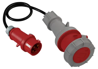 Obrázok produktu pre CEE adaptér 32A 400V 5P zástrčka na 63A 400V 5P spojka Doktorvolt 2797