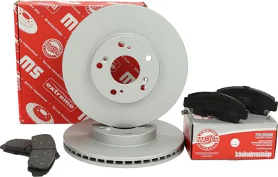Produktbild von 2X Bremsscheiben + Bremsbeläge Vorne