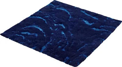 Produktbild von Kleine Wolke Badteppich EVERGLADES Dunkelblau 60 x 60 cm