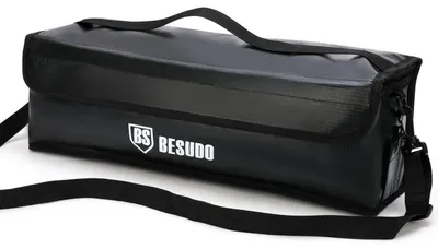 Image de Housse de protection pour batterie de vélo électrique, ignifuge et résistante à l'eau, taille L, 49x15x15 cm