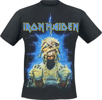 Produktbild von Iron Maiden T-Shirt Herren Powerslave Mummy schwarz M