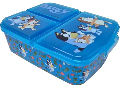 Productafbeelding van Lunchbox, broodtrommel, sandwichdoos, kinderproduct, kunststof, BPA-vrij, Bluey