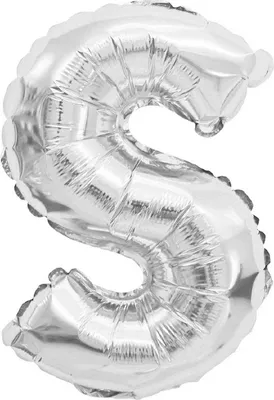 Produktbild von Folienballon Buchstabe S in Silber – Hochwertiger Heliumballon & Luftballon für Party, Geburtstag, Hochzeit & Jubiläum – Perfekte Deko