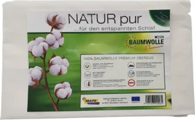 Produktbild von MAPE PREMIUM BAUMWOLLE KISSENBEZUG 80x50cm 100%Baumwolle
